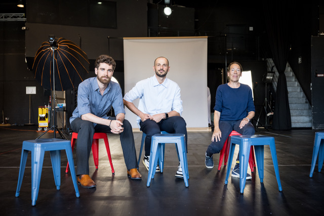 Von li nach re: Francesc Nello Deakin (Trainingsleitung), Taulant Shehu (Ballettdirektor) und Waltraut Körver (Company Managerin u Dramaturgin)